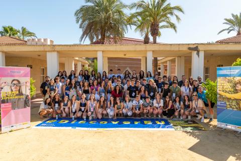 El Centro Eurolatinoamericano de Juventud ha acogido a un grupo de jóvenes beneficiarios del DiscoverEU, una iniciativa de la UE destinada a fomentar la movilidad juvenil por Europa