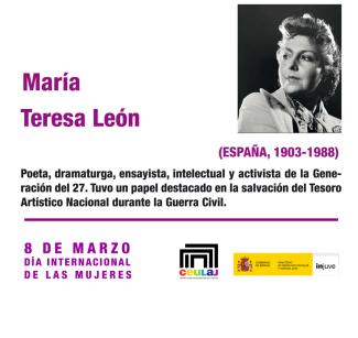 María Teresa León, pequeña descripción